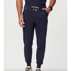 Figs Tansen Jogger Scrub Navy Men's Short Pants Size S